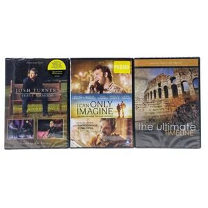 Religious Christian DVD Lot Josh Turner I Can Only Imagine Bible Prophecy Sealed